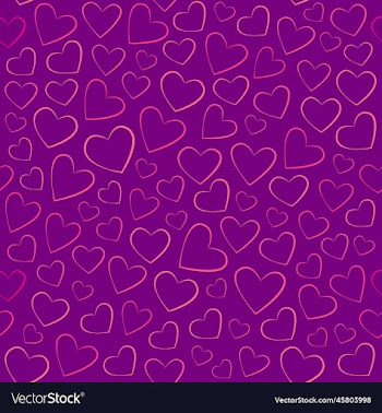 pink hearts on a purple background