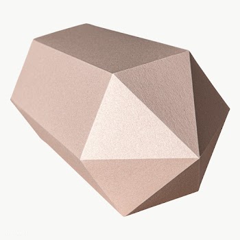 Pink hexagonal prism paper craft design element | Free  transparent png - 2339267