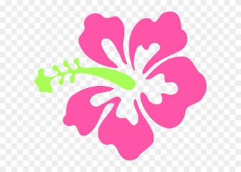 Pink Hibiscus Clip Art At Clker - Pink Hibiscus Flower Clipart