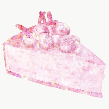 Pink holographic blueberry cheesecake design element | Free  transparent png - 2355982