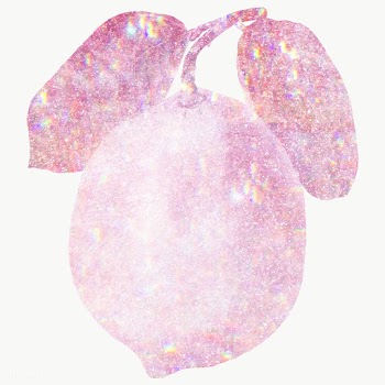 Pink holographic lemon sticker design element | Free  transparent png - 2342737