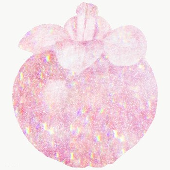 Pink holographic mangosteen sticker design element | Free  transparent png - 2342743