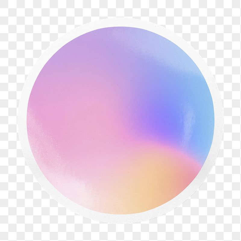 Pink holographic png badge sticker | Free PNG - rawpixel