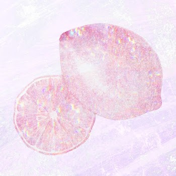 Pink holographic ripe lemons sticker design resource illustration | Free  illustration - 2342740