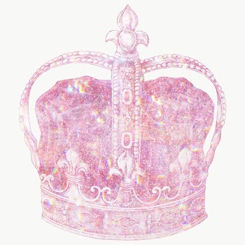 Pink holographic royal crown design element | Free  transparent png - 2355969