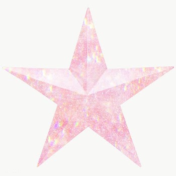 Pink holographic star design element | Free  transparent png - 2347975