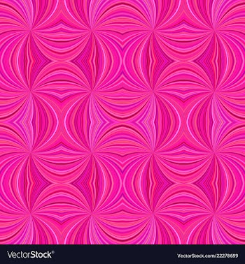 Pink hypnotic abstract seamless striped spiral vector image