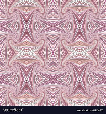 Pink hypnotic abstract seamless striped swirl vector image