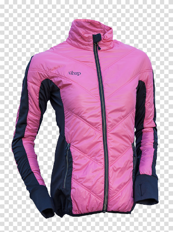 Pink Jacket For Women Transparent Background PNG