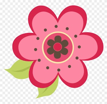 Pink Ladybug Cliparts - Ladybug Flower Clipart