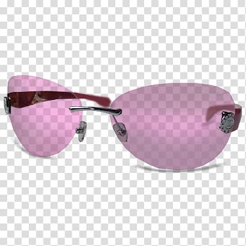 Pink lens brown frame sunglasses, pink sunglasses vision care eyewear, PINK GLASSES transparent background PNG clipart
