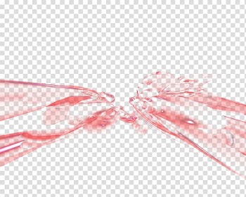 Pink light illustration, Light Special Effects, Technology background decorative lighting effects,Red luminescence transparent background PNG clipart