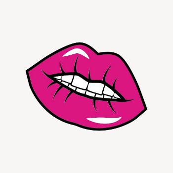 Pink lips clipart, Valentine's illustration | Free PSD - rawpixel