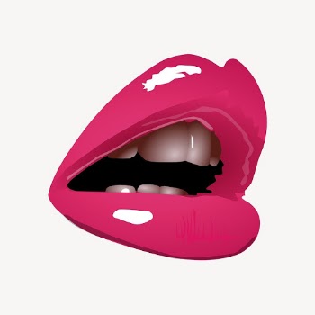 Pink lips sticker, pink lips | Free PSD - rawpixel