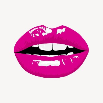 Pink lips sticker, pink lips | Free PSD - rawpixel