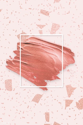 Pink lipstick smudge | Free stock psd mockup - 592237