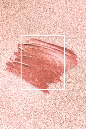 Pink lipstick smudge | Free stock psd mockup - 592298