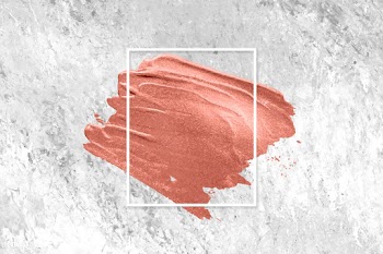 Pink lipstick smudge | Free stock vector - 592555