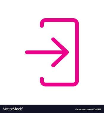 pink login icon