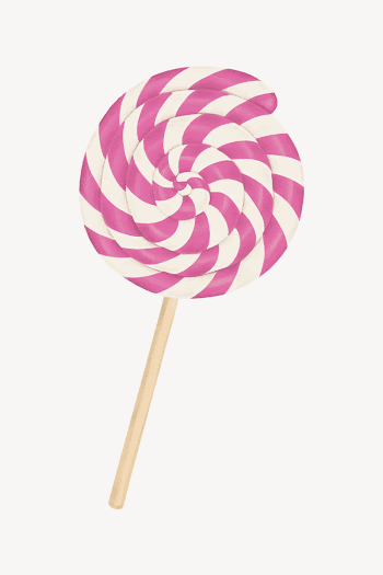 Pink lollipop, cute candy illustration | Free Photo Illustration - rawpixel