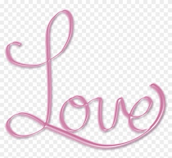 Pink Love Png Word Art Text By Crysluvsjim - Love Text Pink