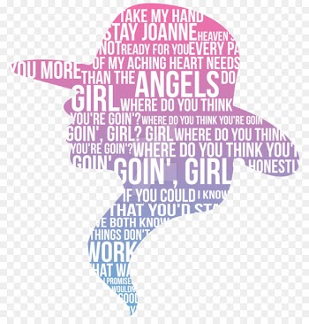 Pink M Brand Font Line RTV Pink - artpop vector 