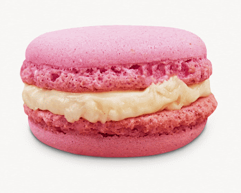 Pink macaron collage element, isolated | Free Photo - rawpixel