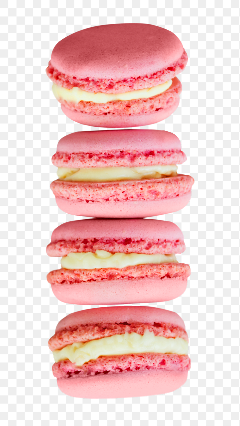 Pink macaron png, transparent background | Free PNG - rawpixel