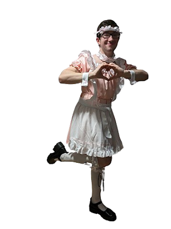 Pink Maid Cosplay
