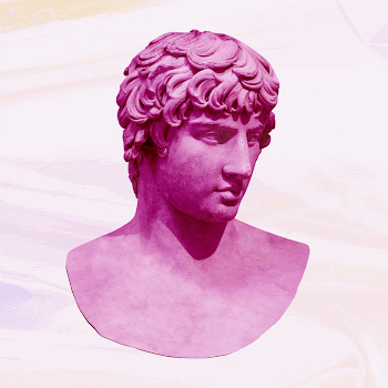 Pink male bust, funky design | Free Photo - rawpixel