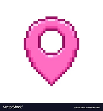 pink map pin