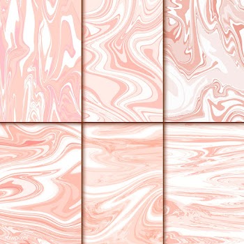 Pink marble illustration set | Free stock vector - 555719
