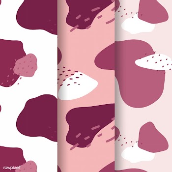 Pink Memphis pattern design vector | Free stock vector - 535692