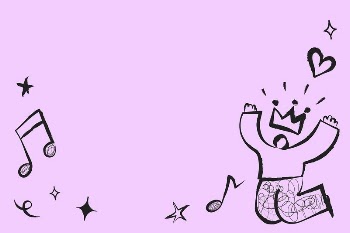 Pink music doodle background, colorful | Free Vector - rawpixel
