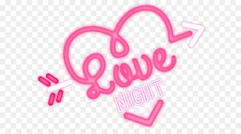 Pink Neon lighting - Pink neon arrows 