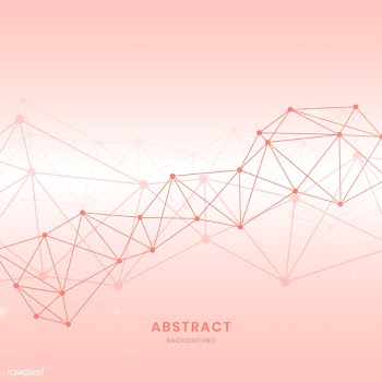 Pink neural network illustration | Free stock vector - 555760
