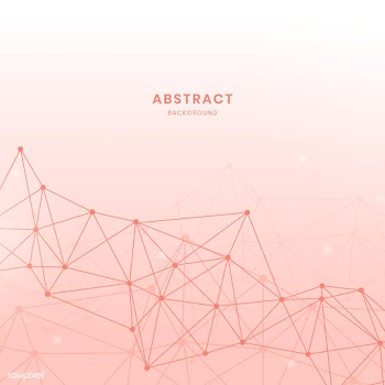 Pink neural network illustration | Free stock vector - 555798