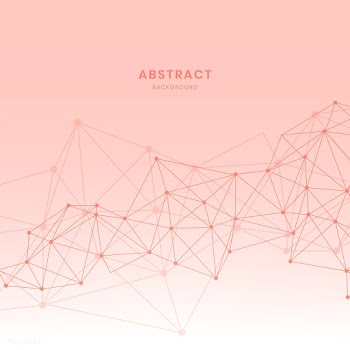 Pink neural network illustration | Free stock vector - 555808