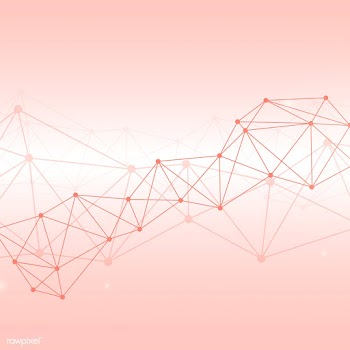 Pink neural network illustration | Free stock vector - 555816