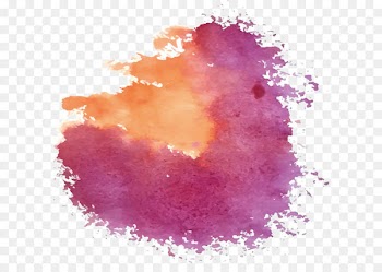 Pink, orange, watercolor, halo 