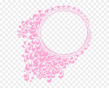 Pink Oval Frame Clip Art At Clker - Oval Border Pink