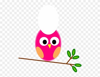 Pink Owl Clip Art At Clkercom Vector Online Royalty - Baby Owl Clip Art
