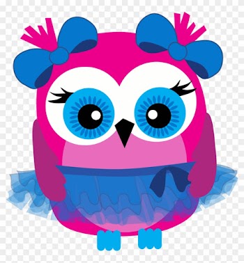 Pink Owl Clip Art - Owl Clipart
