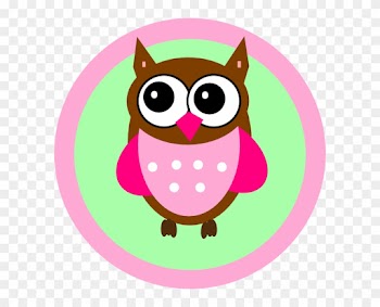Pink Owl Tag Clip Art - Baby Shower Poems For Girl