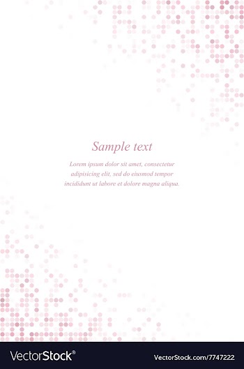 Pink page corner design template vector image