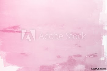 Pink paint on a canvas
