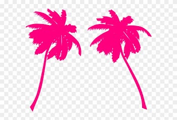 Pink Palm Tree Clip Art