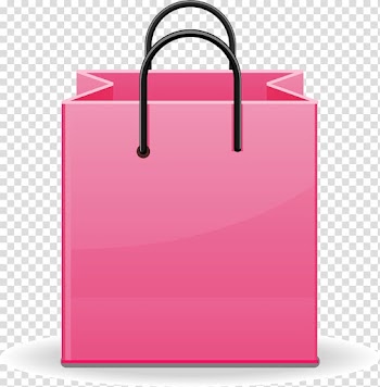 Pink paper bag illustration, Reusable shopping bag Gift, Bag transparent background PNG clipart