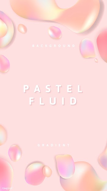 Pink pastel fluid design poster vector | Free stock vector - 594751