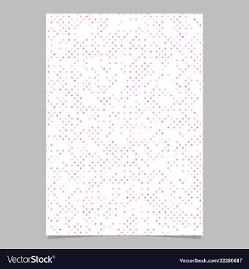 Pink pentagram star shape pattern background vector image